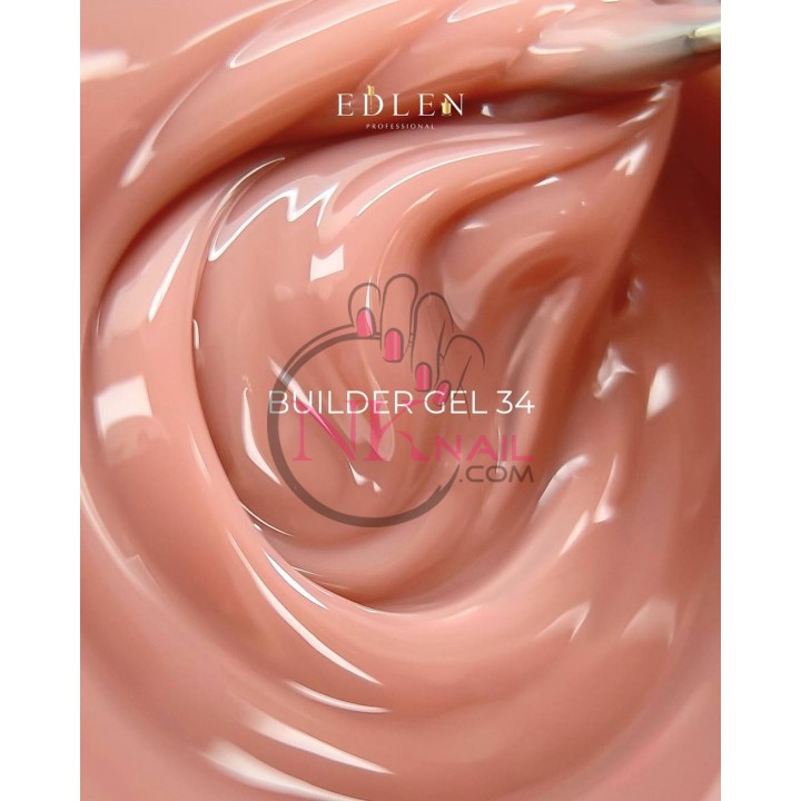 Гель Builder Gel Edlen №34 30 мл HEMA/TPO free